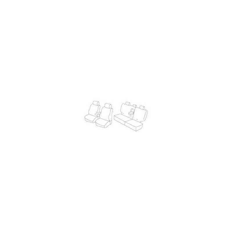 Set coprisedili Superior - Nero Blu - Mitsubishi Pajero 5p (04 00 10 06)