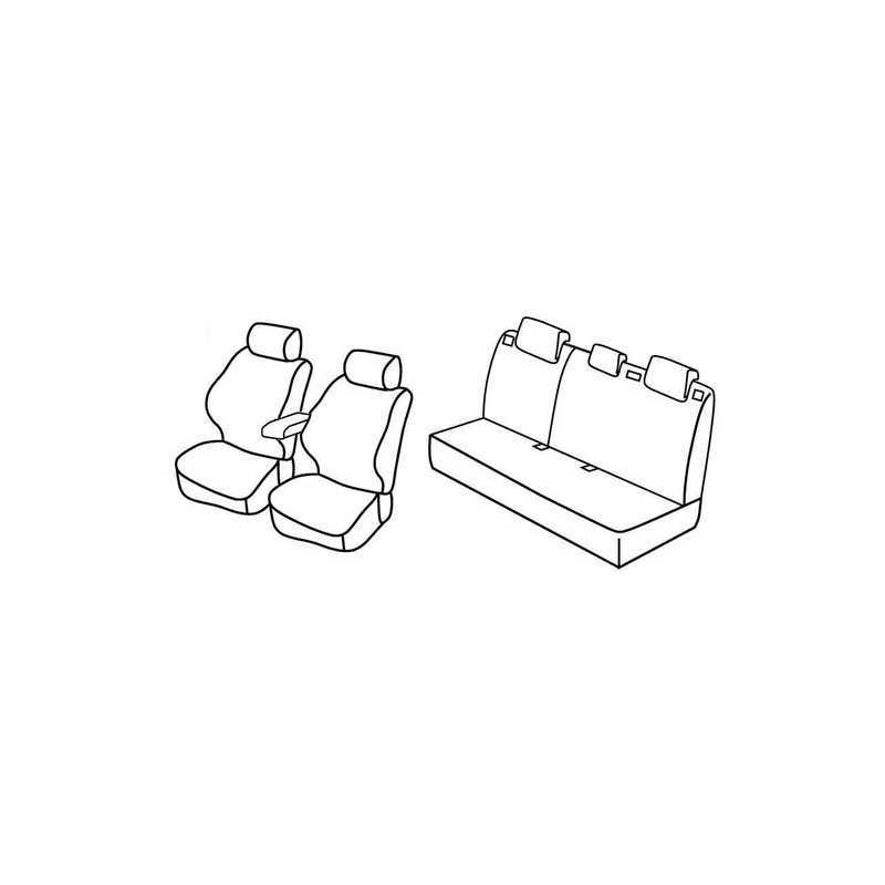 Set coprisedili Superior - Nero Grigio - Nissan Juke (10 10 )