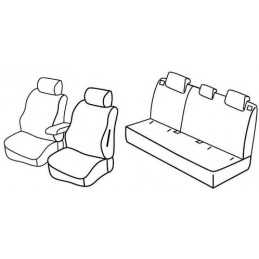 Set coprisedili Superior - Beige - Nissan Qashqai (03 07 01 14)
