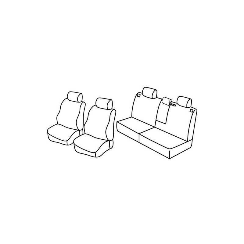 Set coprisedili Superior - Nocciola - Nissan X-Trail (07 07 05 14)