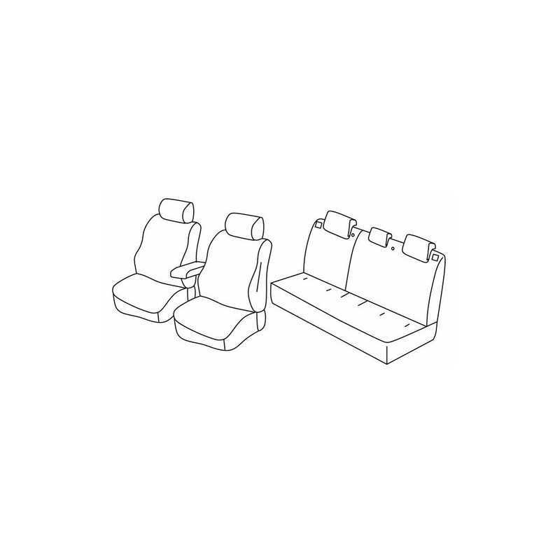Set coprisedili Superior - Beige - Mitsubishi Lancer 4p (07 08 12 11)