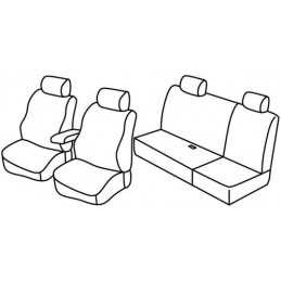 Set coprisedili Superior - Nocciola - Nissan Navara 4p (01 05 07 14)