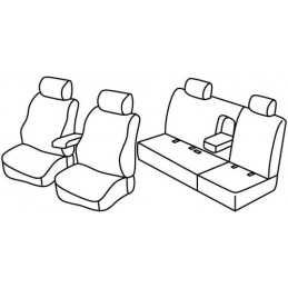 Set coprisedili Superior - Nocciola - Nissan Navara 4p (Dal 2008) (2008 07 14)