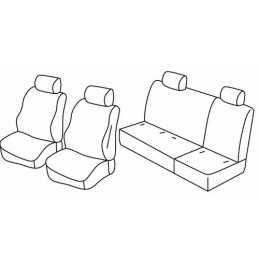 Set coprisedili Superior - Nocciola - Nissan Navara 4p (Dal 2010) (2010 07 14)