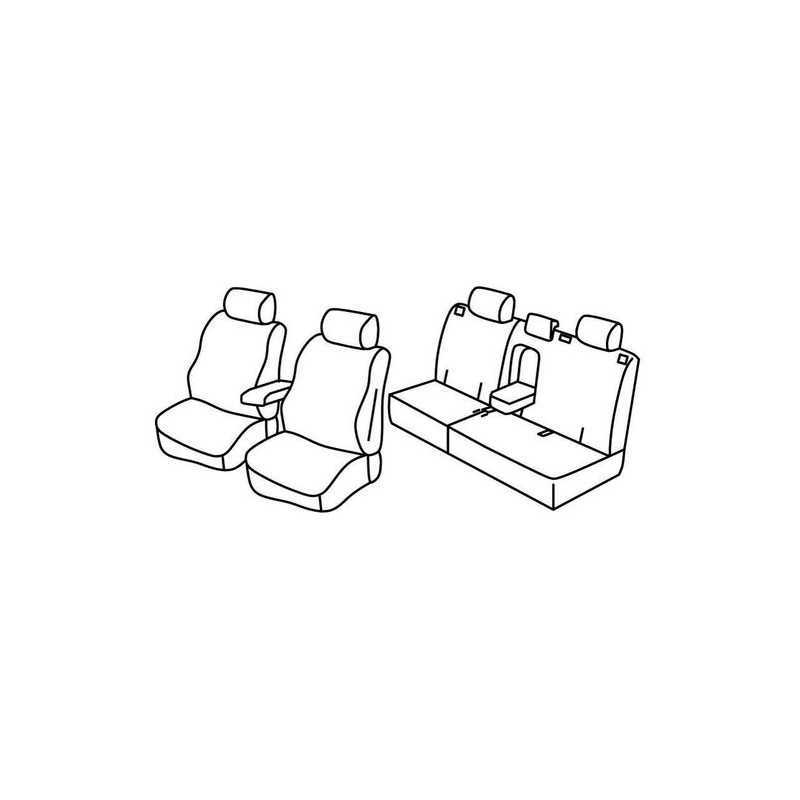 Set coprisedili Superior - Grigio Nero - Opel Antara (11 06 05 17)