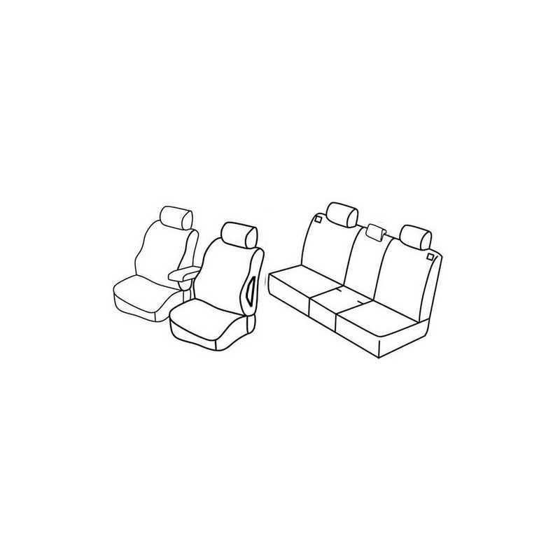 Set coprisedili Superior - Nocciola - Opel Meriva (04 03 04 10)