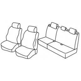 Set coprisedili Superior - Nero Grigio - Opel Mokka (11 12 03 16) - Opel Mokka X (04 16 )