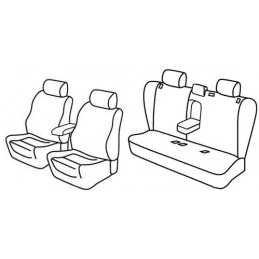 Set coprisedili Superior - Beige - Opel Vectra 5p (10 02 01 09)