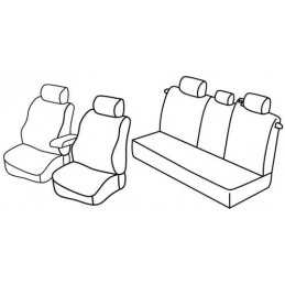 Set coprisedili Superior - Nocciola - Opel Zafira (09 05 10 11) - Opel Zafira One (11 11 07 15)