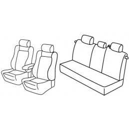 Set coprisedili Superior - Beige - Opel Zafira (09 05 10 11) - Opel Zafira One (11 11 07 15)