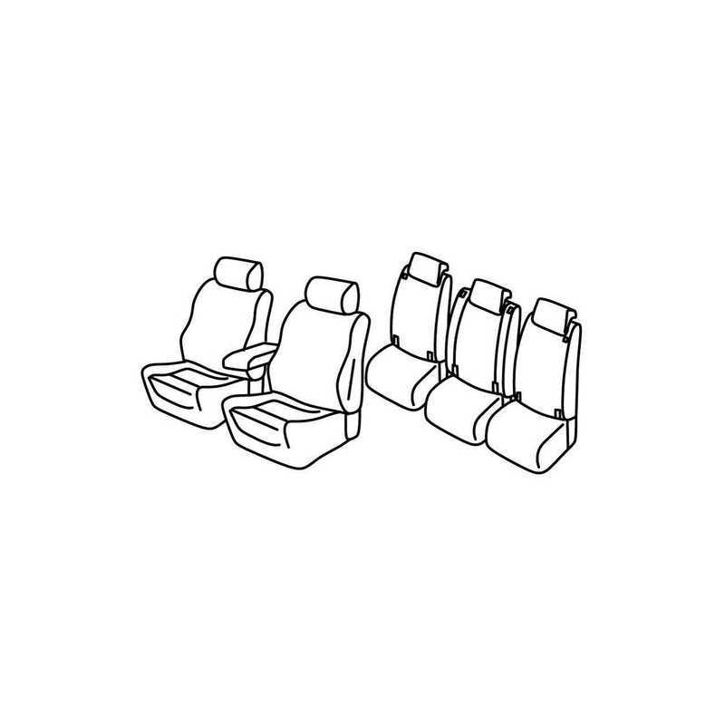 Set coprisedili Superior - Nero Grigio - Opel Zafira Tourer (Exclusive) (11 11 )
