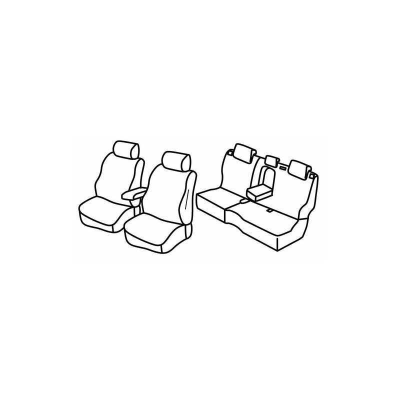 Set coprisedili Superior - Beige - Chevrolet Trax (03 13 09 15) - Opel Mokka (11 12 03 16) - Opel Mokka X (04 16 )
