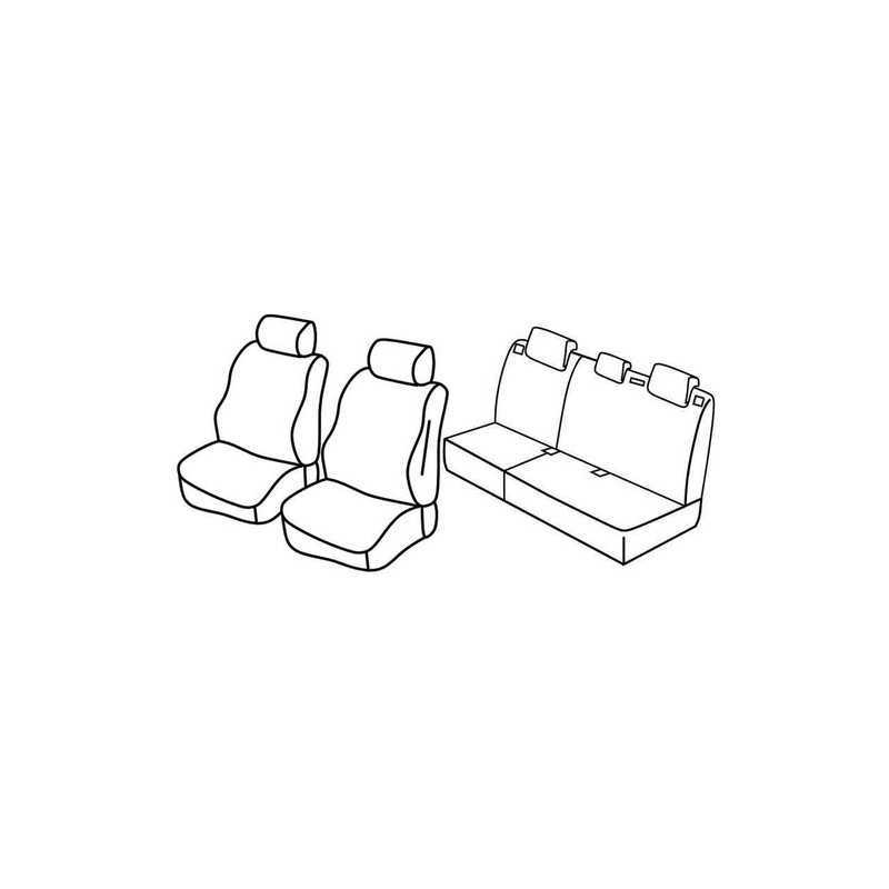 Set coprisedili Superior - Grigio Nero - Opel Mokka (11 12 03 16) - Opel Mokka X (04 16 )