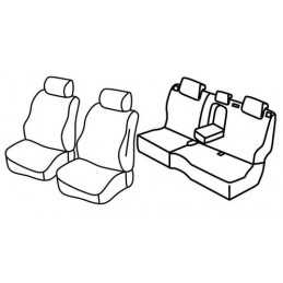 Set coprisedili Superior - Nocciola - Chevrolet Trax (03 13 09 15) - Opel Mokka (11 12 03 16) - Opel Mokka X (04 16 )
