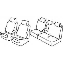 Set coprisedili Superior - Nocciola - Opel Grandland X (Innovation) (07 17 )