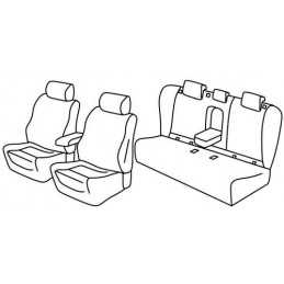 Set coprisedili Superior - Grigio Nero - Opel Insignia Sports Tourer (05 17 )