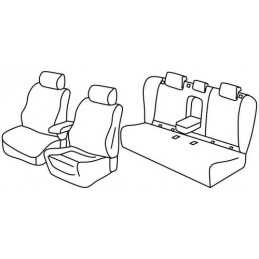 Set coprisedili Superior - Nero Grigio - Opel Insignia Sports Tourer (05 17 )