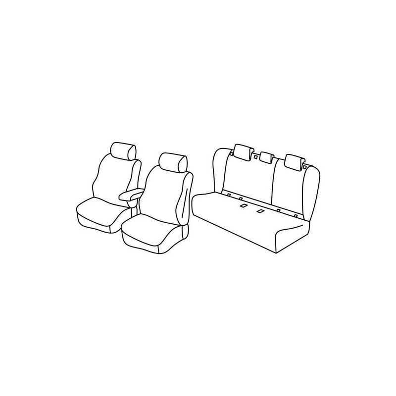Set coprisedili Superior - Grigio Nero - Opel Insignia Sports Tourer (05 17 )