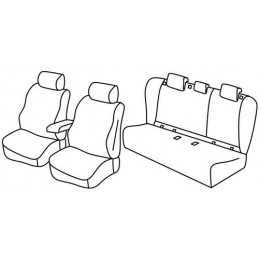 Set coprisedili Superior - Nero Blu - Opel Insignia Sports Tourer (05 17 )