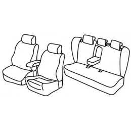 Set coprisedili Superior - Nocciola - Opel Insignia 4p (11 13 04 17)