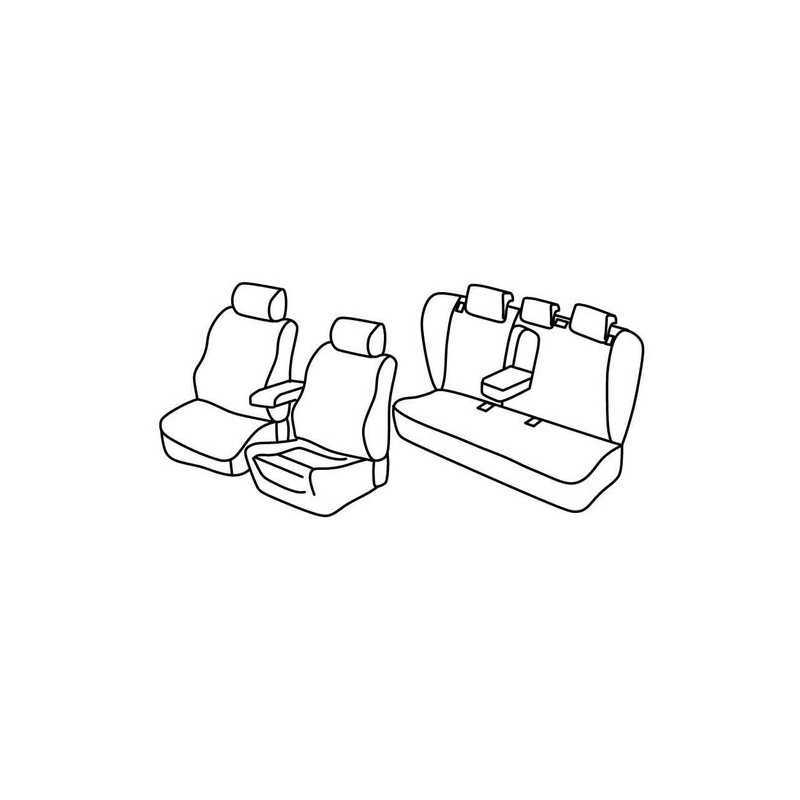 Set coprisedili Superior - Nocciola - Opel Insignia 4p (11 13 04 17)