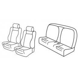Set coprisedili Superior - Nocciola - Peugeot 207 cc (03 07 05 14)
