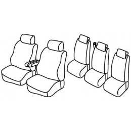 Set coprisedili Superior - Nocciola - Peugeot 307 sw (05 02 04 08)