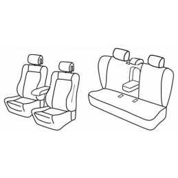 Set coprisedili Superior - Nocciola - Peugeot 508 4p (Active) (03 11 05 18)