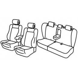 Set coprisedili Superior - Grigio Nero - Peugeot 3008 (05 09 09 16)