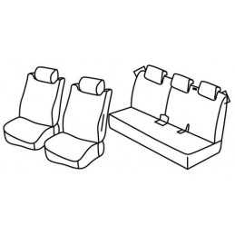 Set coprisedili Superior - Beige - Renault Captur (05 13 )