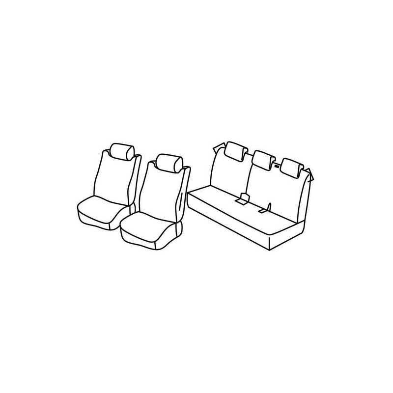 Set coprisedili Superior - Grigio Nero - Renault Captur (05 13 )