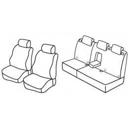 Set coprisedili Superior - Beige - Renault Koleos (Expression) (06 08 01 14)