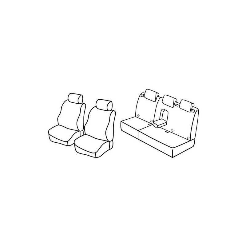 Set coprisedili Superior - Nero Grigio - Renault Koleos (Expression) (06 08 01 14)