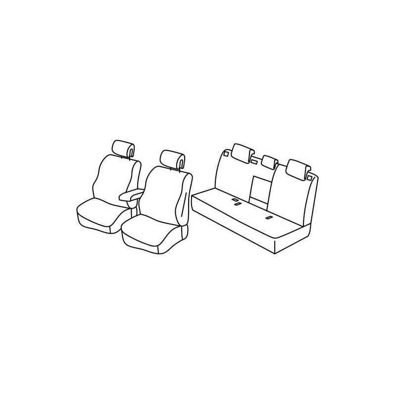 Set coprisedili Superior - Nocciola - Renault Laguna III 5p (10 07 04 13)