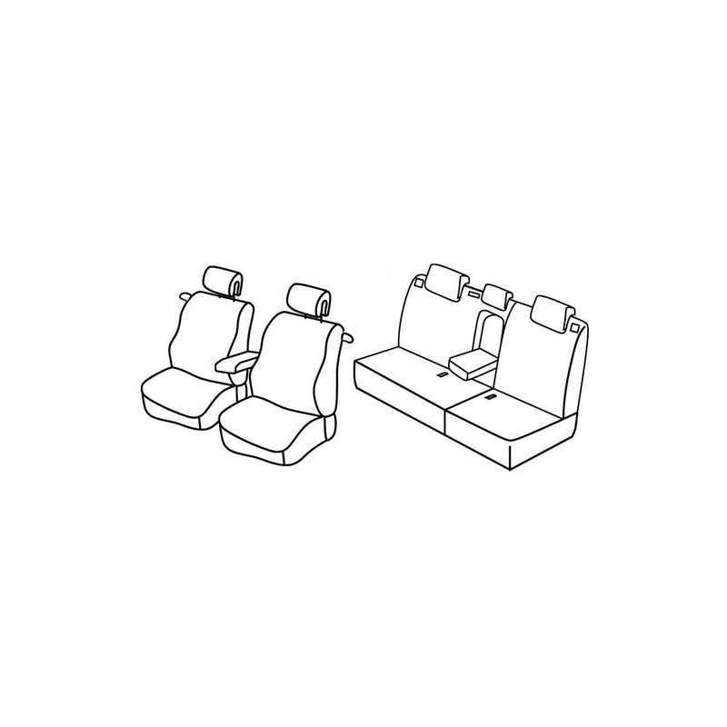 Set coprisedili Superior - Beige - Renault Megane III C-C (06 10 02 14)