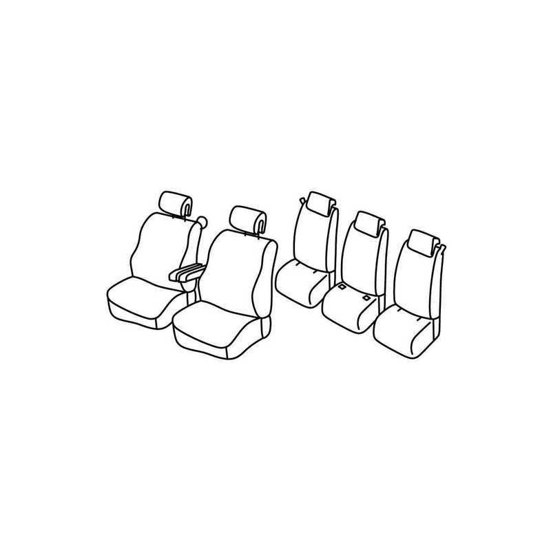 Set coprisedili Superior - Grigio Nero - Renault Scenic (06 03 08 09)