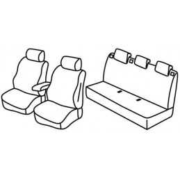Set coprisedili Superior - Beige - Renault Fluence (01 12 04 15)
