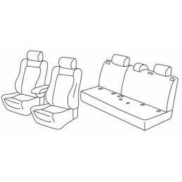Set coprisedili Superior - Nero Grigio - Renault Kadjar (Zen) (06 15 )