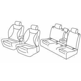 Set coprisedili Superior - Beige - Renault Megane IV 5p (01 16 )