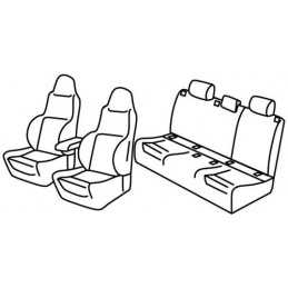 Set coprisedili Superior - Nocciola - Renault Megane IV 5p (GT Line) (01 16 )