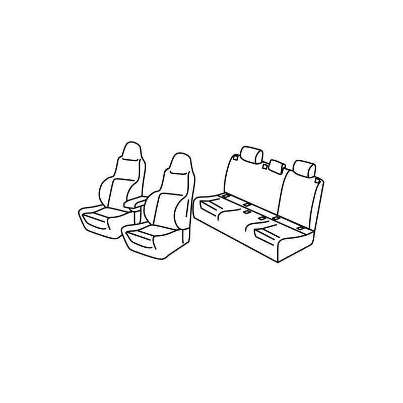 Set coprisedili Superior - Beige - Renault Megane IV 5p (GT Line) (01 16 )