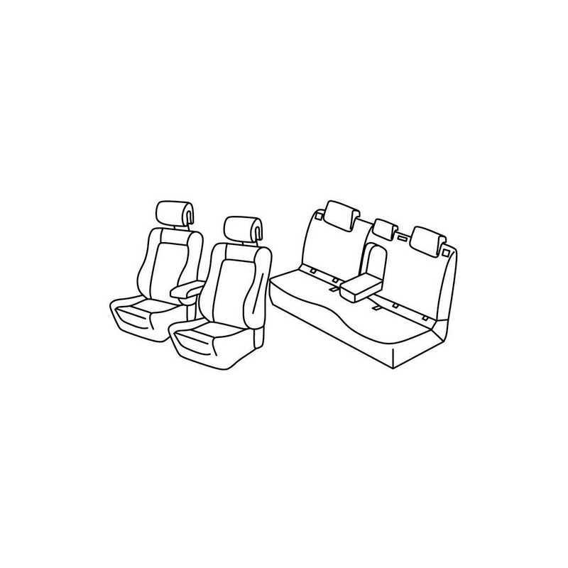 Set coprisedili Superior - Nocciola - Renault Koleos (Intens) (08 17 )