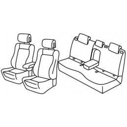 Set coprisedili Superior - Beige - Renault Koleos (Intens) (08 17 )