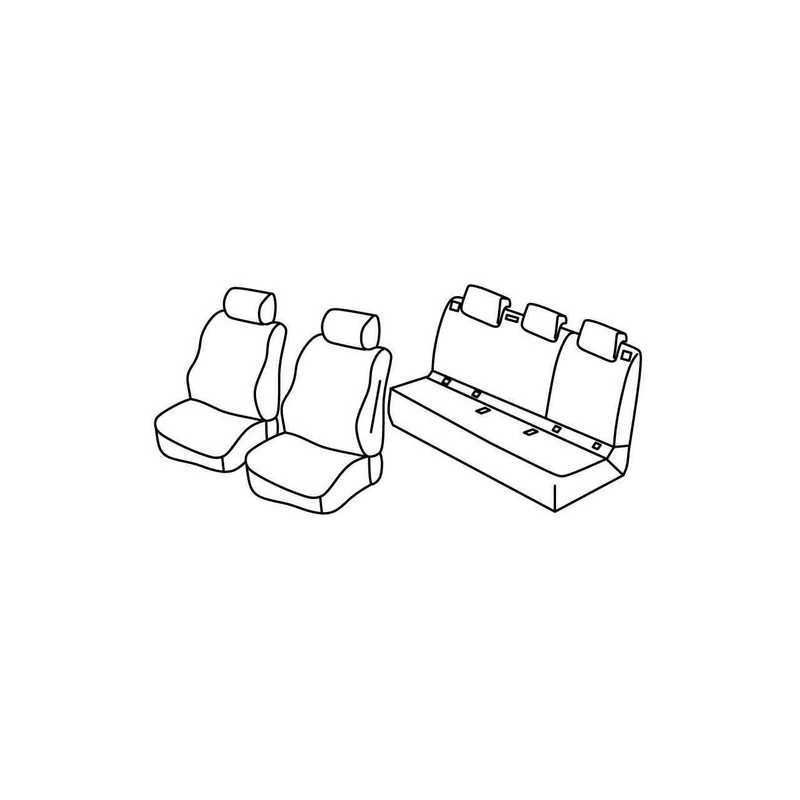 Set coprisedili Superior - Nero Grigio - Seat Arona (11 17 )