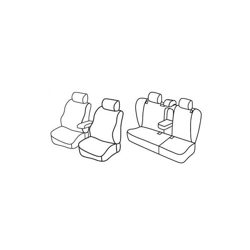 Set coprisedili Superior - Nocciola - Skoda Octavia 5p (09 04 02 13) - Skoda Octavia Wagon (01 05 04 13)
