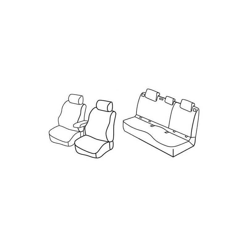 Set coprisedili Superior - Beige - Skoda Octavia 5p (Ambition) (03 13 )