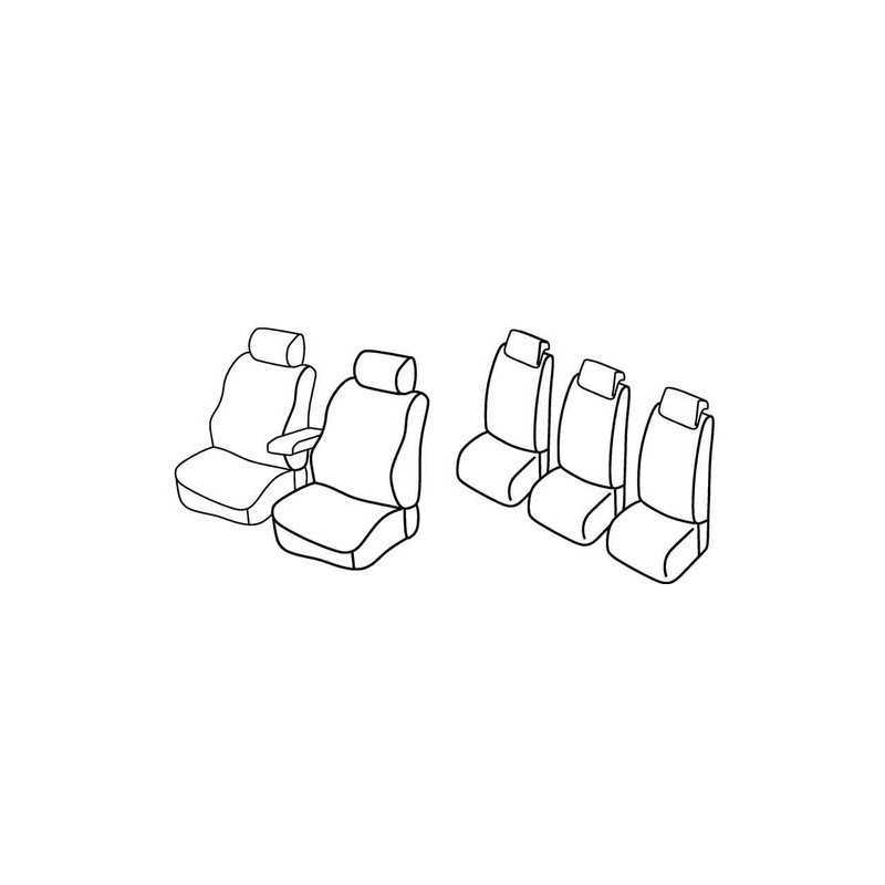 Set coprisedili Superior - Beige - Skoda Yeti (Active) (10 09 12 17)