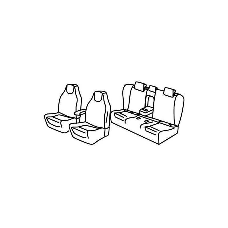 Set coprisedili Superior - Beige - Skoda Superb Wagon (Sportline) (10 15 )