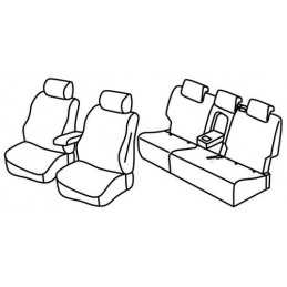 Set coprisedili Superior - Nero Blu - Skoda Kodiaq (04 17 )