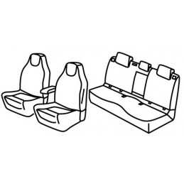 Set coprisedili Superior - Nocciola - Skoda Octavia 5p (RS) (01 17 ) - Skoda Octavia Wagon (RS) (01 17 )